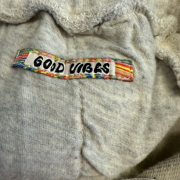 Scotch & Soda Born to Love unisex Joggers Sweat Pants Gray/Cream size Medium - Picture 4 of 13